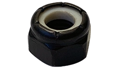 [500 PKG] NM/NE Nylon Insert Lock Nuts | 18/8 Stainless Steel Black Oxide | 3/8-16