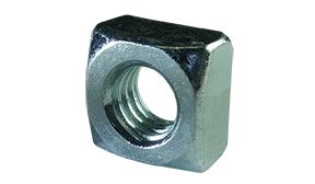 3/4"-10 Square Nuts | Steel Zinc Plated | Regular | Grade 5 (200 / Pkg.)