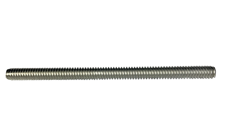 1/4"-20 X 6" Full Thread Studs | Aluminum (400 / Pkg.)