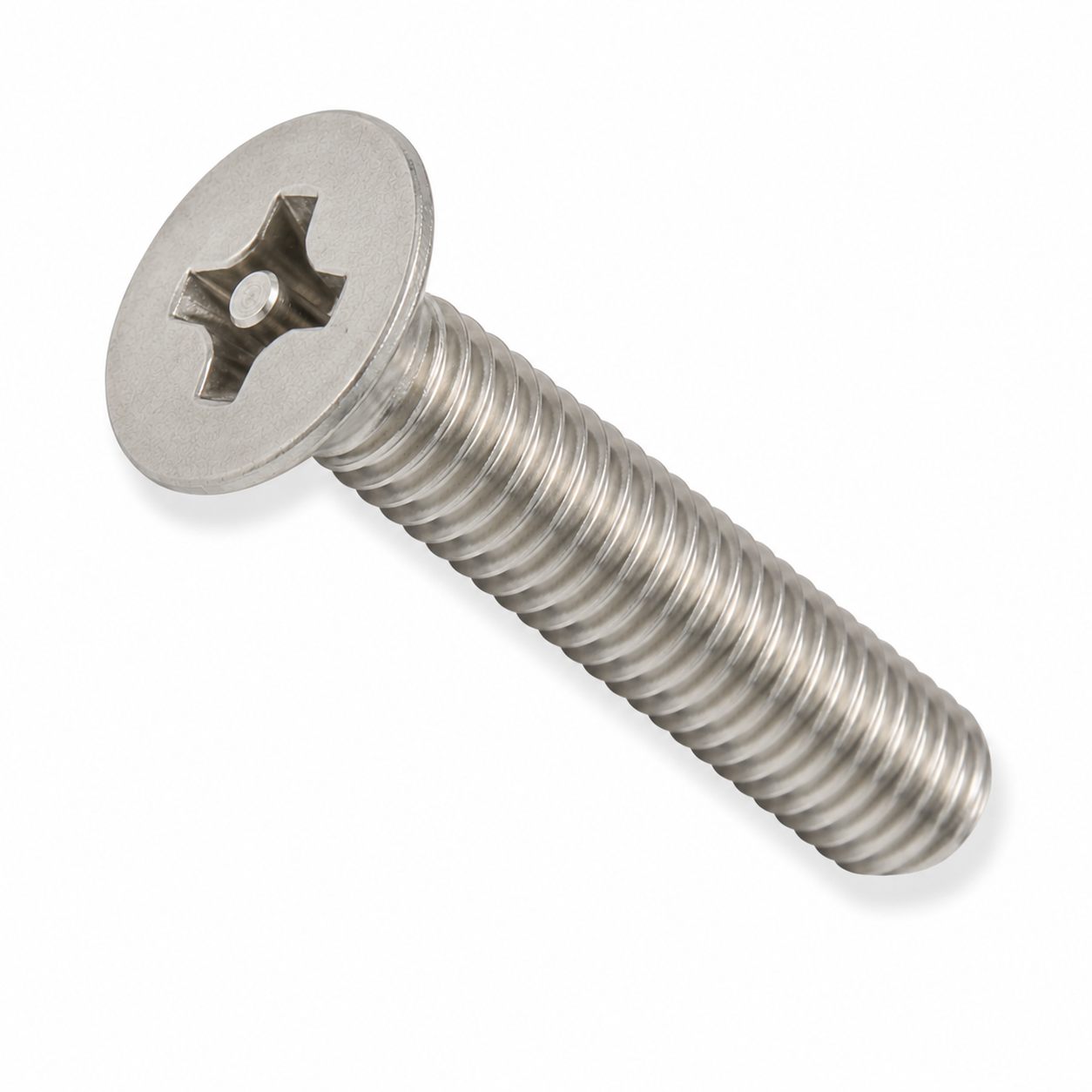 #4-40 X 1/4" Tamper Resistant Machine Screws | Flat Head Pin-In Phillips Drive | 18/8 Stainless Steel (100 / Pkg.)