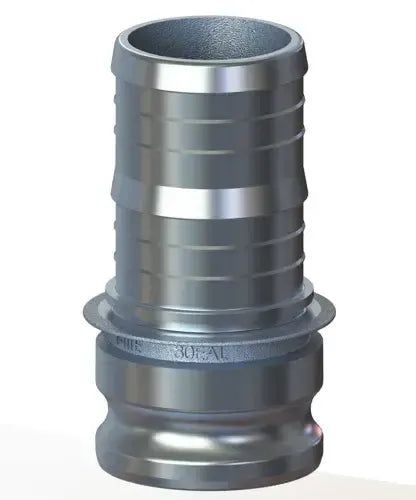 3" Type E Cam & Groove Adapter x Hose Shank | Tough-Tite | Aluminum