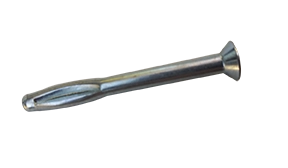 1/2" X 3" Split Drive Anchors | Steel Zinc Plated | Round Head (25 / Pkg.)