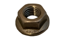 M8-1.25 Hex Flange Nuts | 18/8 Stainless Steel | Serrated (750 / Pkg.)