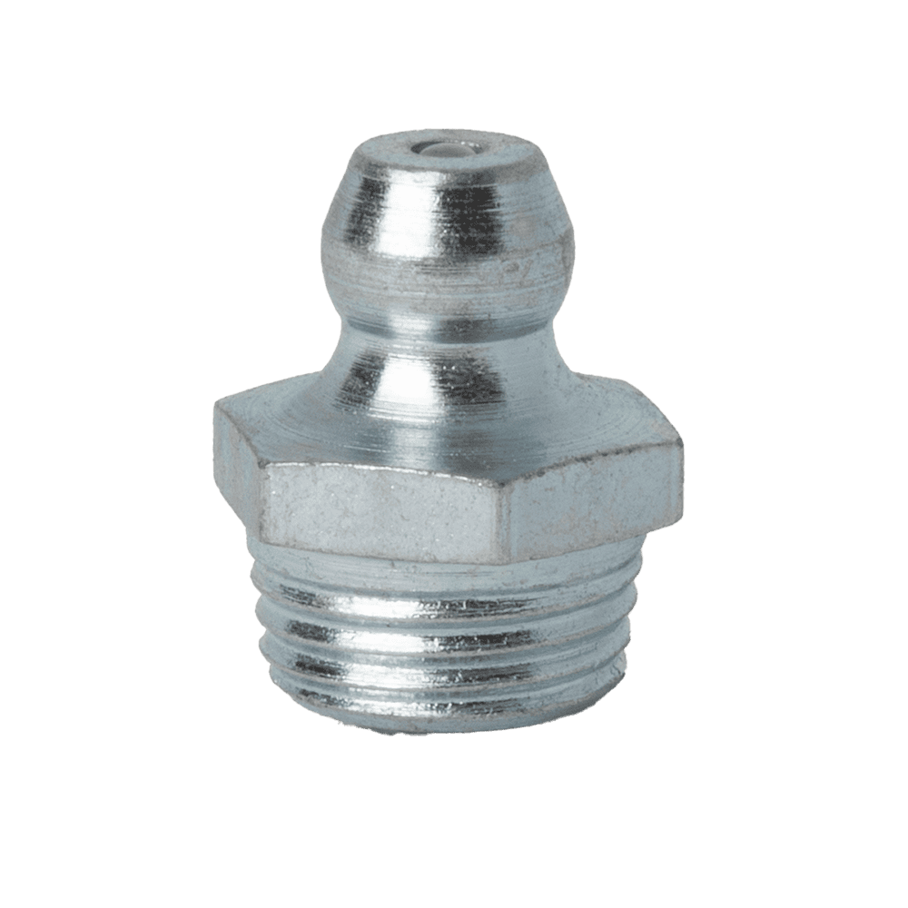 1/8-27 Thread Forming Grease Fitting | Steel Zinc Clear (300 / Bag)