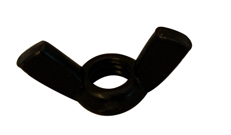 1/4"-20 Wing Nuts | Stamped | Steel Black Oxide (2000 / Pkg.)