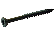 #10-8 X 4" Deck Screws | Flat Head Torx Drive Type 17 Point | Steel Ceramic Coated (1000 / Pkg.)