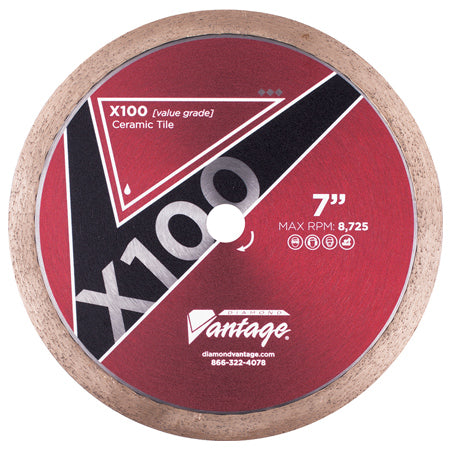 Diamond Vantage 1408ETWX1 | 14" x 0.080" x 1" Diamond Blade for Tile/Ceramic | X100 Ceramic