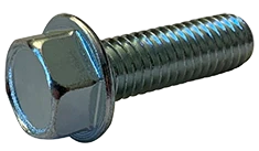 Machine Screws Unslotted Indented Hex Washer Zinc Plated 1/4-20 X 1/2