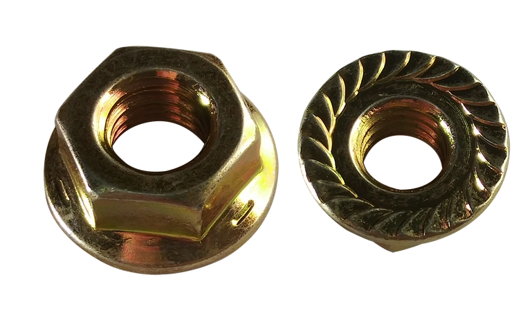 3/8"-16 Lock Nuts | Steel Zinc Yellow (1000 / Pkg.)