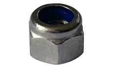 M8-1.25 Nylon Insert Lock Nuts | DIN 985 | Stainless Steel (1000 / Pkg.)