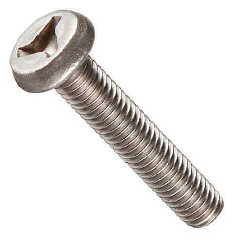 #6-32 X 1/4" Tamper Resistant Machine Screws | Pan Head Tri-Wing Drive | 18/8 Stainless Steel (100 / Pkg.)