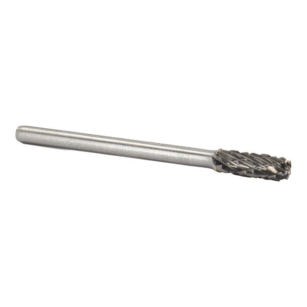 3/32" X 3/8" Cylindrical Radius-End Miniature Carbide Bur | Solid Carbide | 3/32" Round Shank | DULSC61