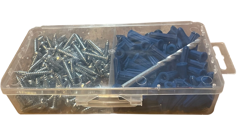 14-16 Anchors | Steel Zinc & Bake (10 / Pkg.)