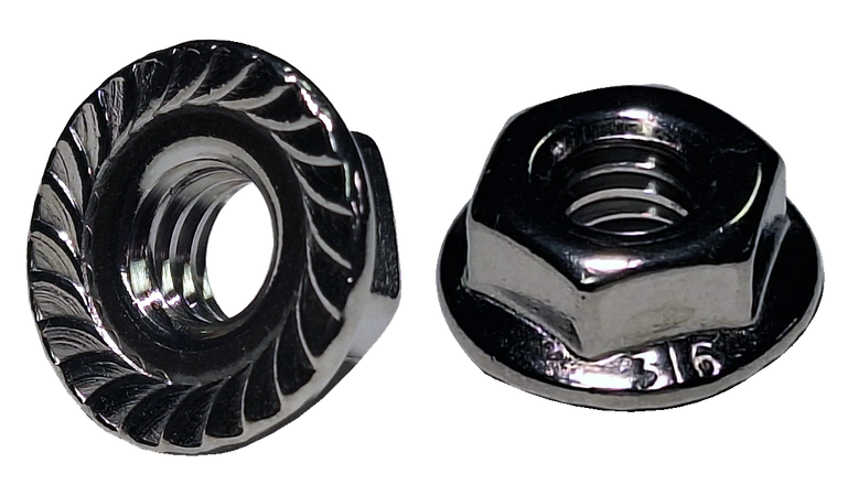 1/2"-13 Lock Nuts | 316 Stainless Steel (500 / Pkg.)