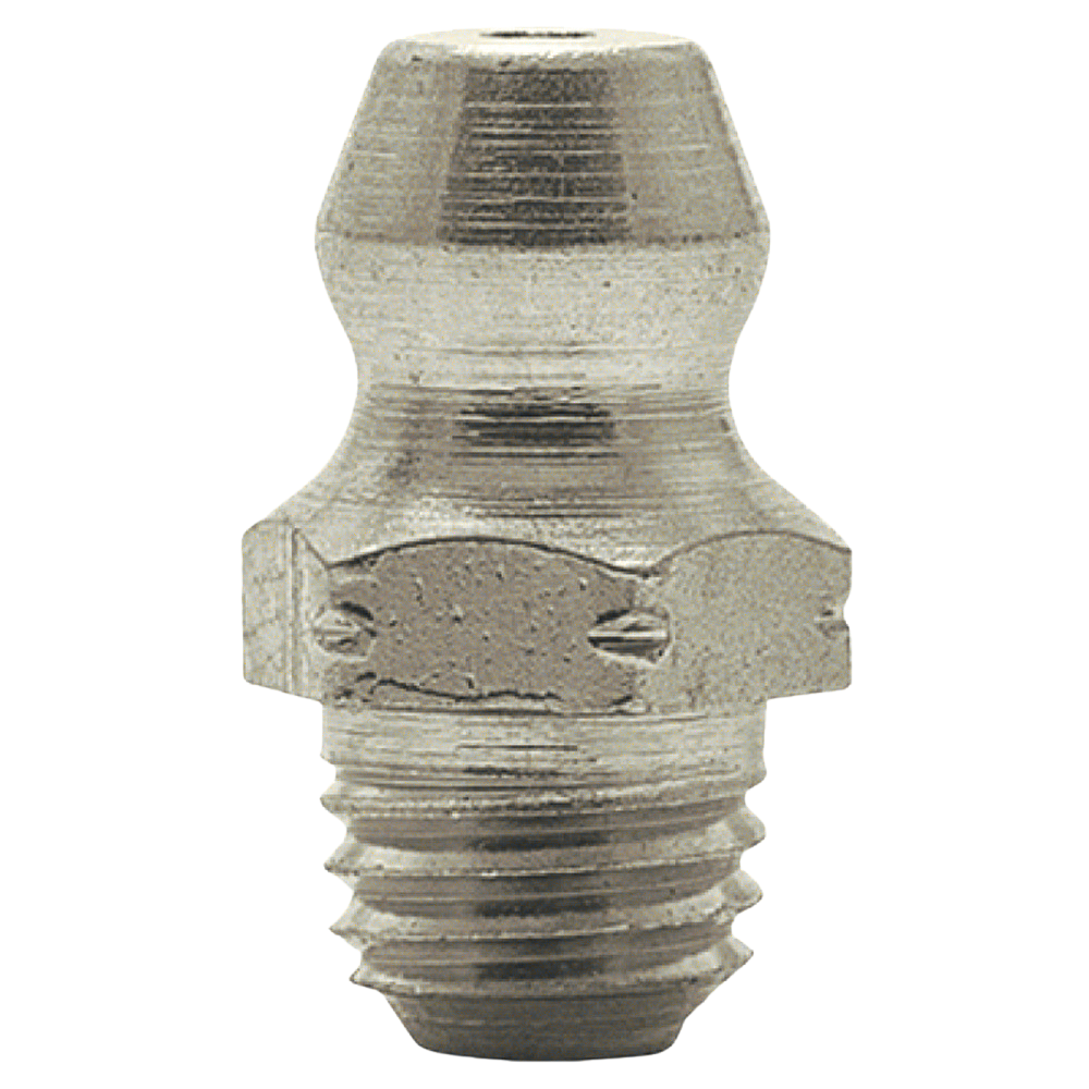 1/4-28 Thread Forming Grease Fitting | Steel Zinc Yellow (500 / Bag)