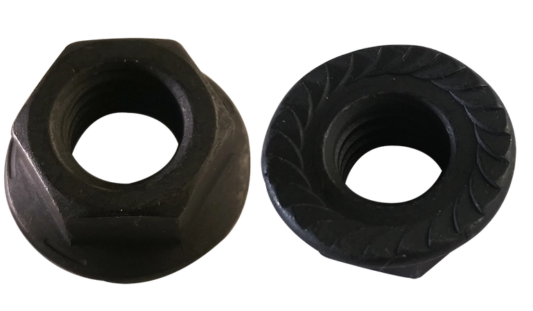 1/2"-13 Lock Nuts | Steel Black Phosphate (250 / Pkg.)