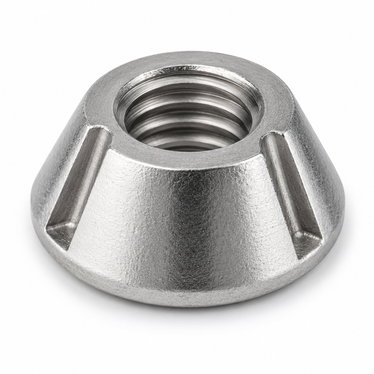 M6-1.0 Tamper Resistant Tri-Groove Nuts | Zinc Alloy (100 / Pkg.)
