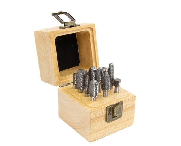 11 Piece Miniature Carbide Bur Set (SA42, SA43, SC42, SD42, SE41, SF42, SG41, SG43, SH41, SM43 and SN42) (1 Set) | DUL5SET
