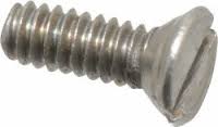 5/8"-11 X 1-1/2" Machine Screws | Flat Head | Slotted Drive | Plain Steel (50/Pkg.)