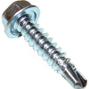 [10000 BULK] Self Drilling Screws Hex Washer #3 Point ProCorr Coated USA Made 1/4-14 X 3/4