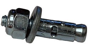 Acorn Head Sleeve Anchor, Steel Zinc Plated