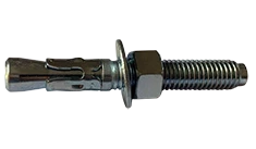 [25 PKG] Wedge Anchors Steel Zinc Plated 5/8 X 6