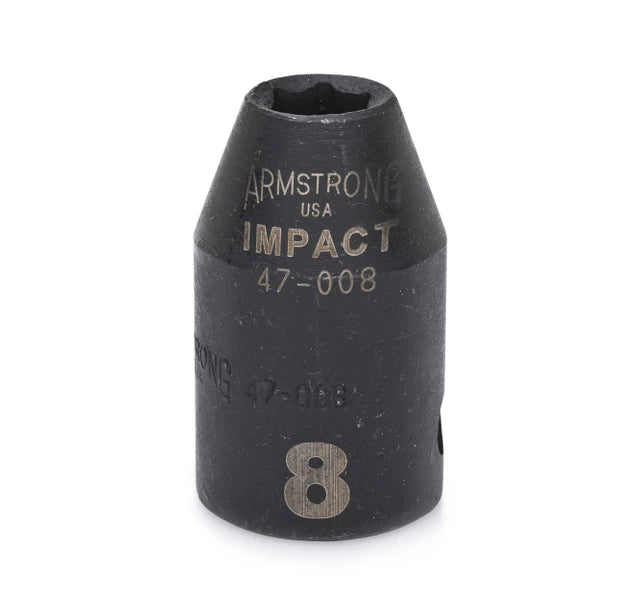 Standard Impact 6 Point Socket, Chrome Molybdenum
