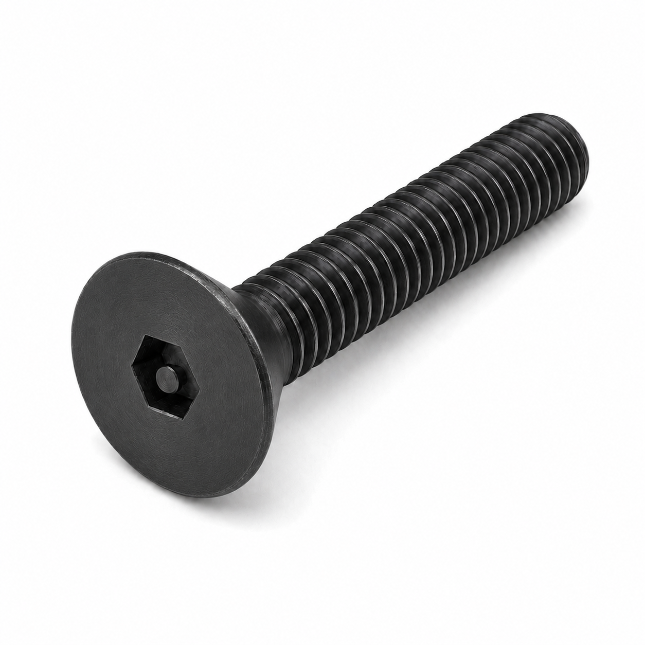 #8-32 X 3/8" Flat Head Cap Screws | Tamper Resistant | Pin-In Socket Drive | Alloy Steel (100 / Pkg.)
