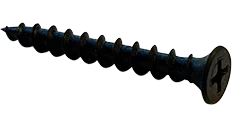 [1000 BULK] Drywall Screws Phillips Bugle Head Coarse Thread Steel Black Phosphate #10 X 2-3/4