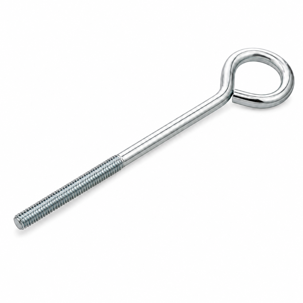 1/2"-13 X 6" Eye Bolts | Commercial Wire | Steel Zinc Plated (10 / Pkg.)