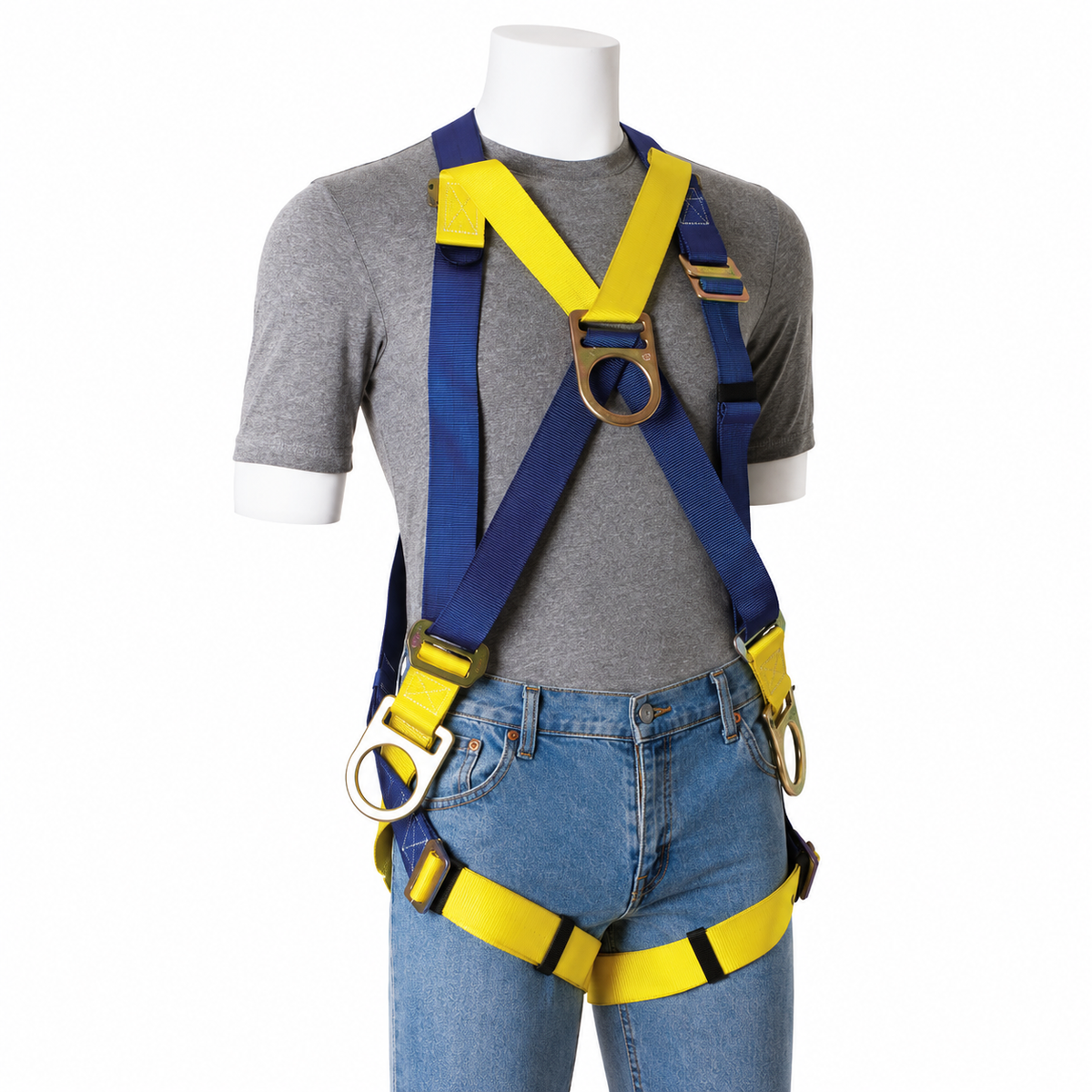 Gemtor Full Body Harness | Front D-Ring (climbing/Positioning) | Back D-Ring | Pass-Thru Buckles | Polyester