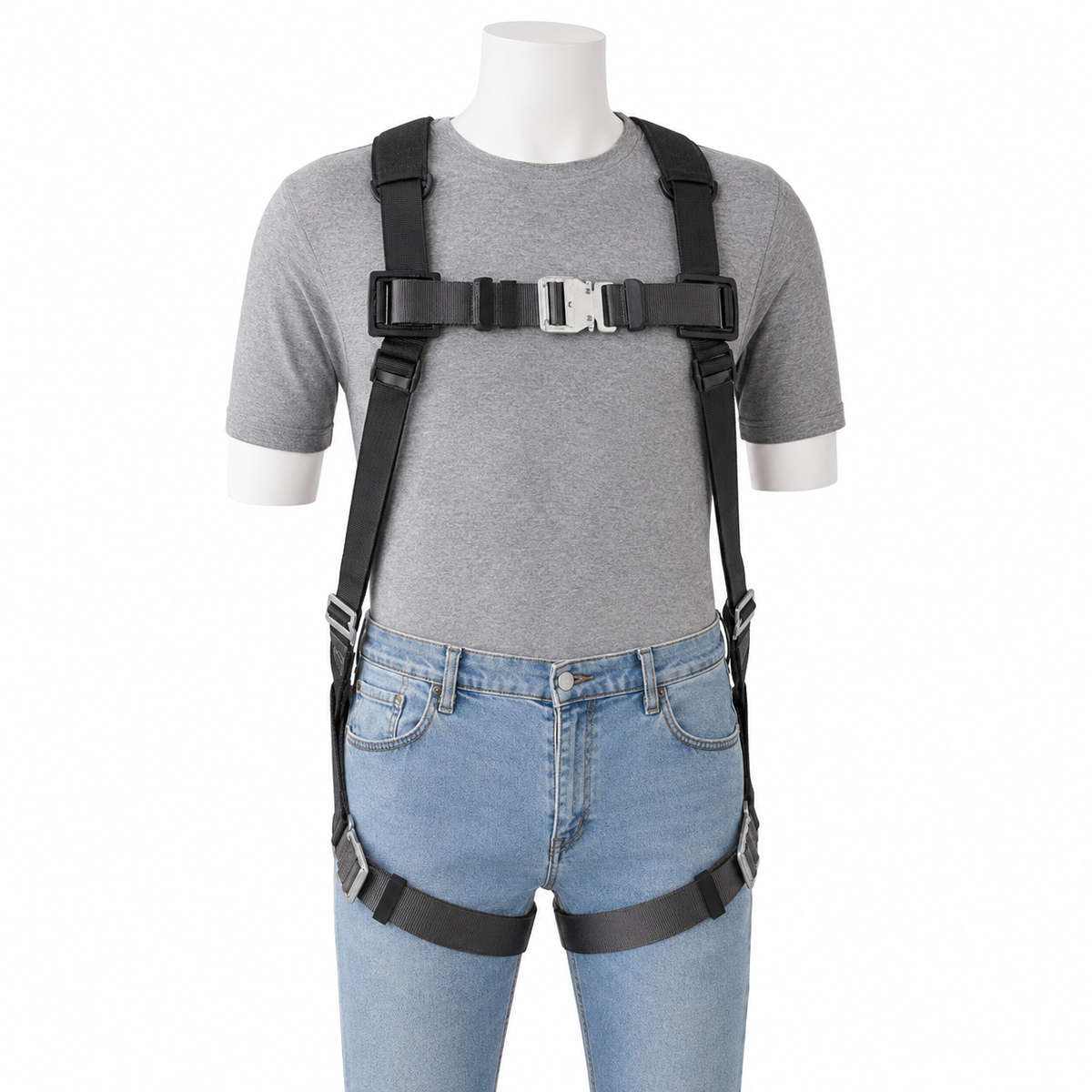 Gemtor Full Body Harness | "X" Back & Leg Pads | Polyester