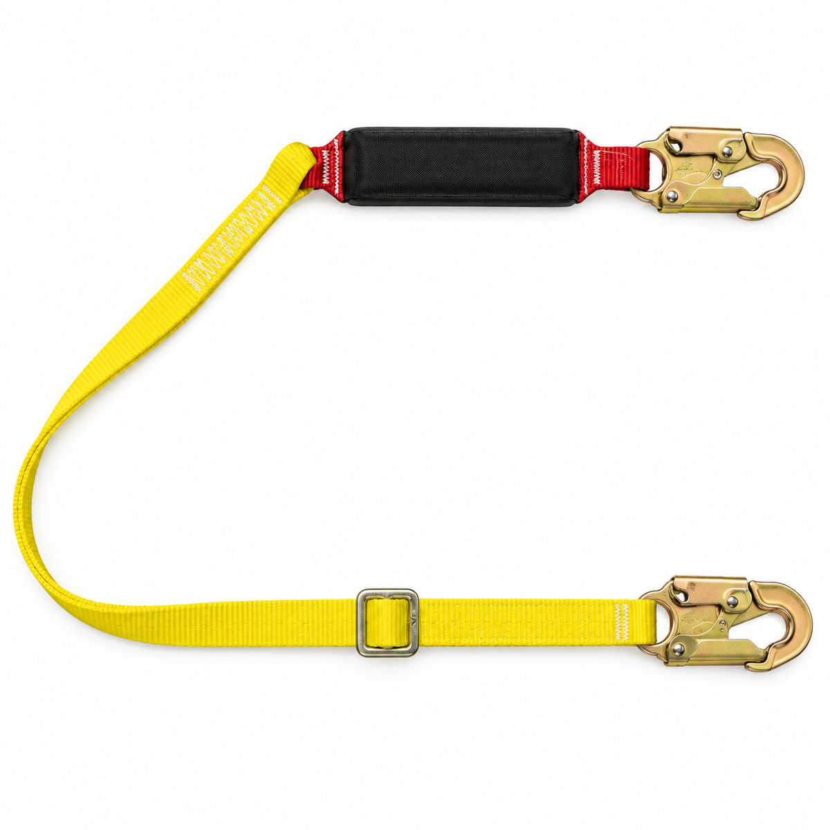 Gemtor Energy Absorbing Lanyard | Energy Absorbing | #5155 on Each End | Adjustable Length | Polyester