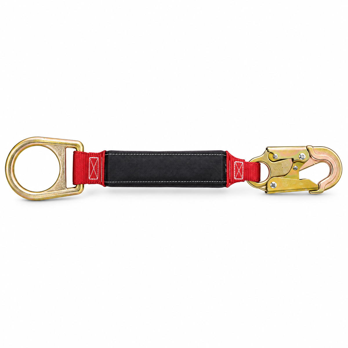 Gemtor Energy Absorbing Lanyard | #5155 on One End | D-Ring on Other End | 18" Long | Polyester