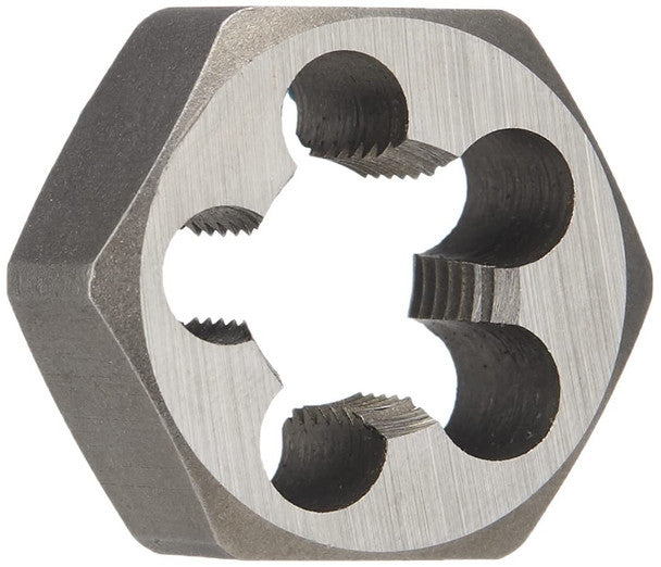 [1 PC] HSS Hex Die | 1-1/2"-12 | Uncoated (Bright) | Inch