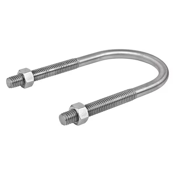 1/4"-20 X 3/4" X 1-1/4" U Bolts | With Two Nuts | Aluminum (80 / Pkg.)