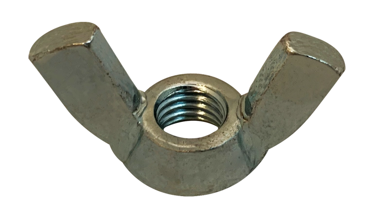 3/8"-16 X 2" Wing Nuts | Stamped | Type D | Steel Zinc Plated (200 / Pkg.)
