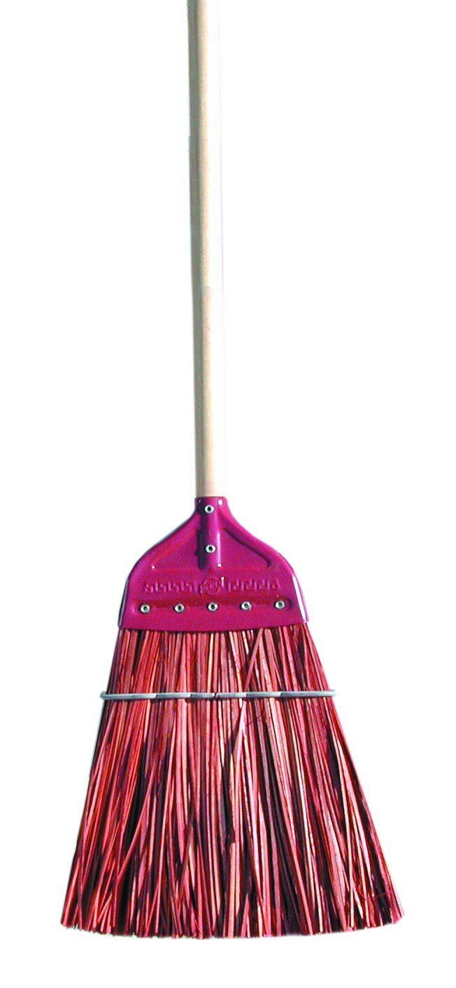 Magnolia Brush 6010 | Palmyra Stalk Metal-Cap Upright Broom