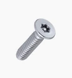 1/4"-20 X 1" Tamper Resistant Machine Screws | Flat Head | Pin-In Six Lobe Drive | 316 Stainless Steel (100/Pkg.)