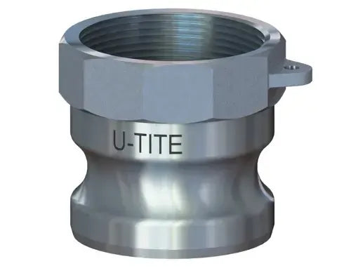 6" Type A Cam & Groove Adapter x Female NPT | U-Tite | Aluminum