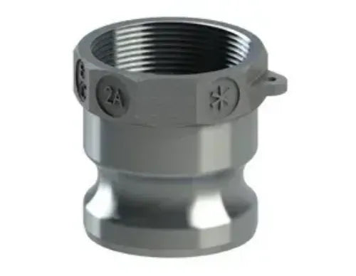 2-1/2" Type A Cam & Groove Adapter x Female NPT | Ever-Tite | Aluminum