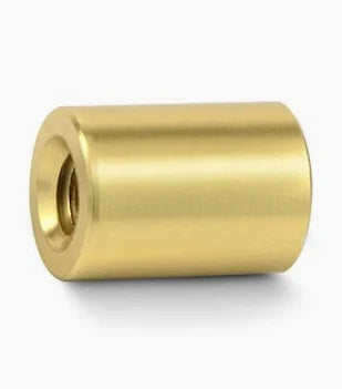 [100 PKG] Female-Female Standoffs | 3/8 OD X 1-1/8 | #10-32 | Aluminum | Gold Iridite
