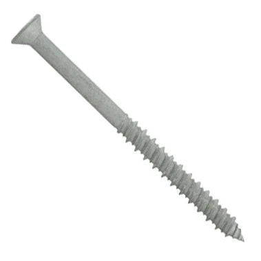 DeWalt UltraCon+ SS4 Concrete Screw Anchor | Star Flat Trimfit Head | 410 Stainless Steel | 1/4" X 4 410 | DFM4EUF365S (100/Pkg.)