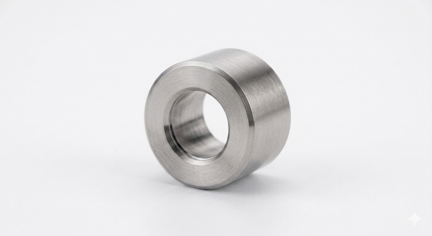 1/8" OD X 1/8" Spacers | Solid Hole | Aluminum | Plain (250/Pkg.)