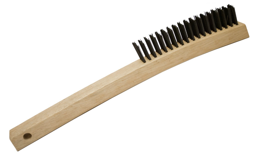 Magnolia Brush 7-S | Long Handle Steel Wire Scratch Brush