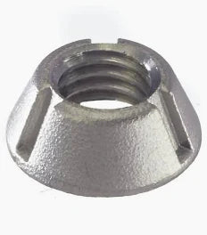 5/16"-18 Tamper Resistant Tri-Groove Nuts | 316 Stainless Steel (100/Pkg.)
