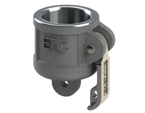 2" Cam & Groove Dust Cap | Ever-Tite | Aluminum