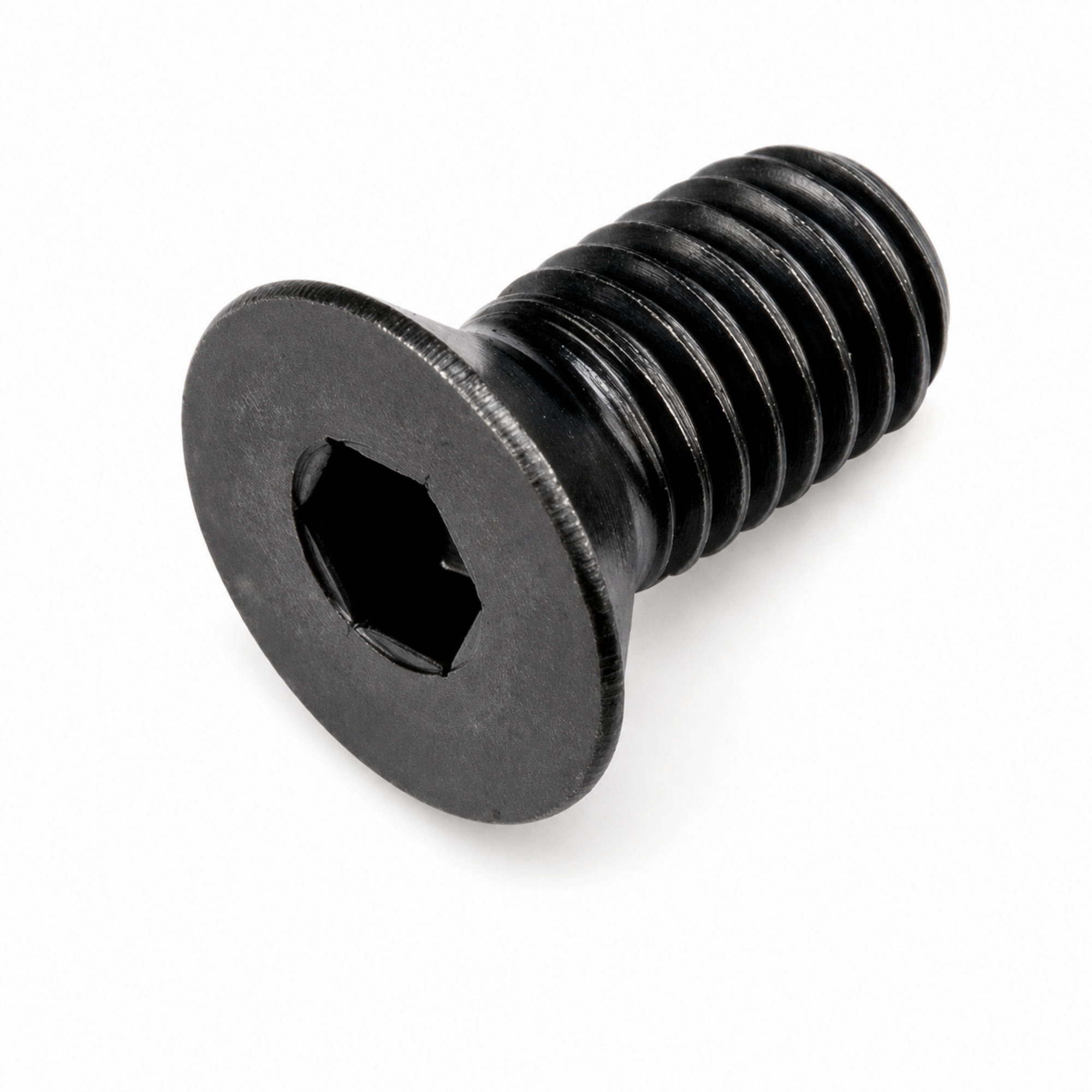 HOLO-KROME 87221 M16-2 X 70mm Socket Cap Screws | Flat Head Hex Socket Drive | Alloy Steel Thermal Black Oxide (25 / Pkg.)