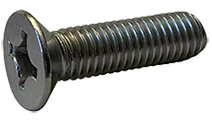 M6-1.0 X 20mm Machine Screws | Flat Head | Phillips Drive | 18/8 Stainless Steel (500/Pkg.)