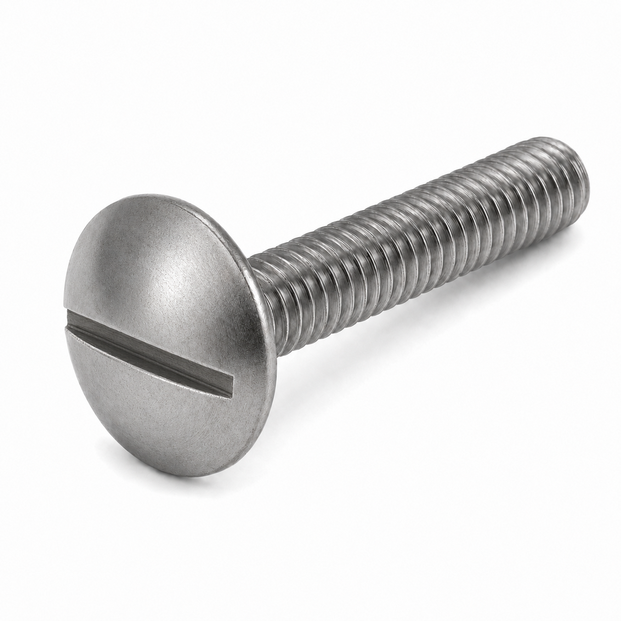3/8-16 X 1-1/2" Truss Head Machine Screws | Slotted Drive | Plain Steel (100 / Pkg.)